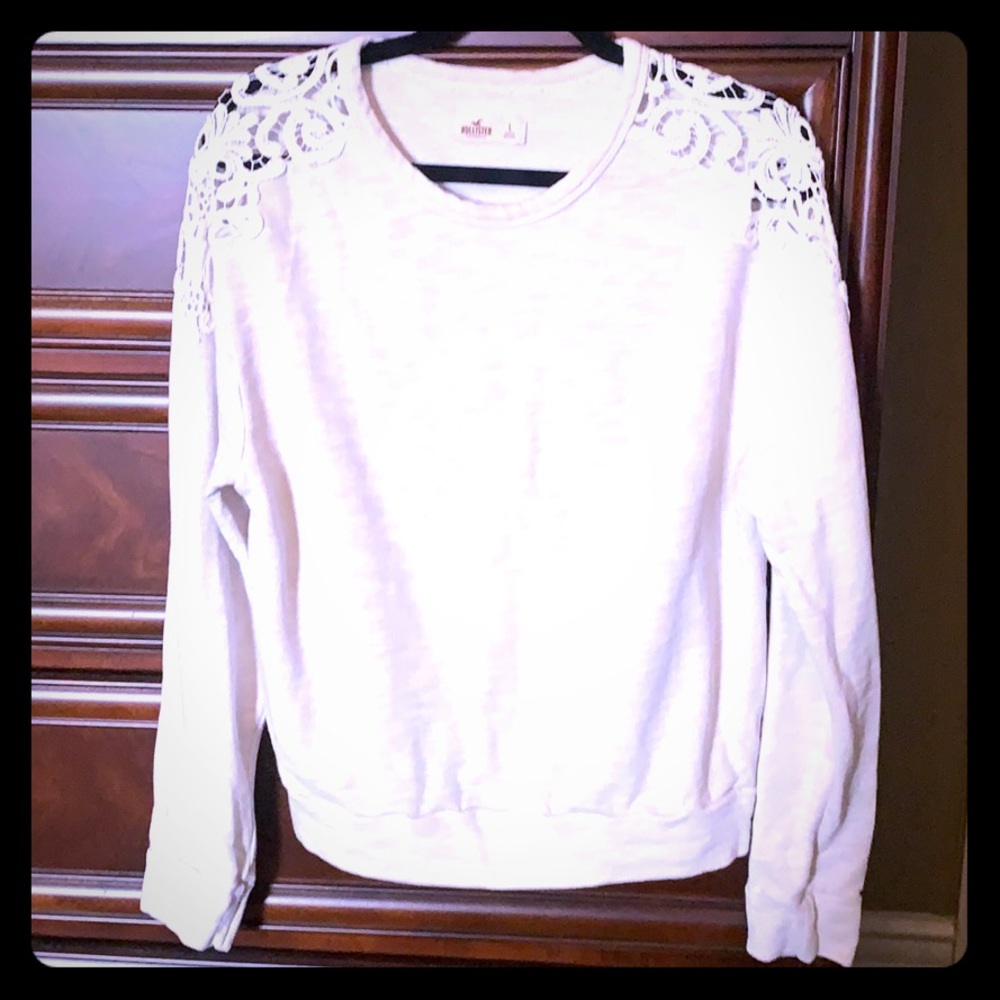 Hollister Cream Sweater